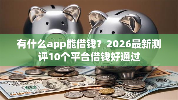 有什么app能借钱？2026最新测评10个平台借钱好通过