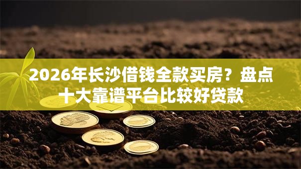 2026年长沙借钱全款买房?盘点十大靠谱平台比较好贷款 2026年长沙借钱全款买房?盘点十大靠谱平台比较好贷款
