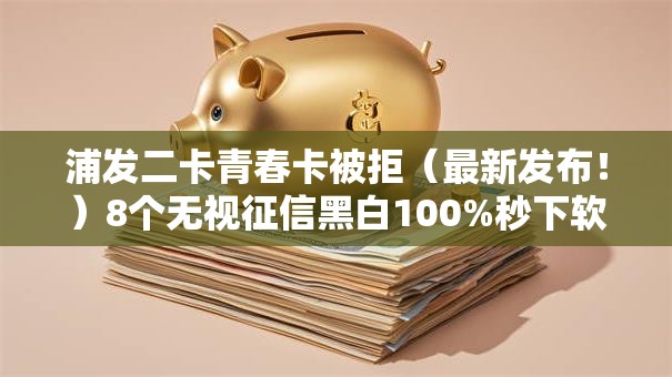 浦发二卡青春卡被拒（最新发布！）8个无视征信黑白100%秒下软件