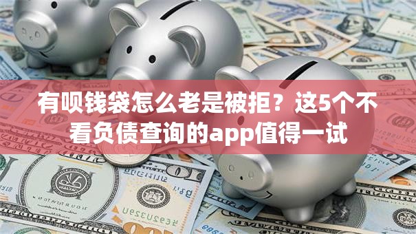 有呗钱袋怎么老是被拒?这5个不看负债查询的app值得一试 有呗钱袋怎么老是被拒?这5个不看负债查询的app值得一试