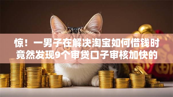惊!一男子在解决淘宝如何借钱时竟然发现9个审贷口子审核加快的软件,事后分享了出来 惊!一男子在解决淘宝如何借钱时竟然发现9个审贷口子审核加快的软件,事后分享了出来