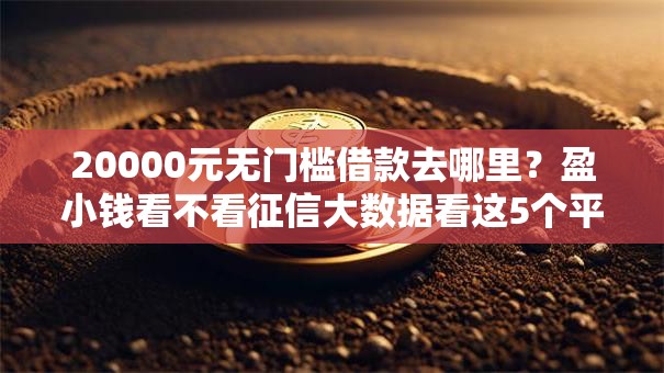 20000元无门槛借款去哪里?盈小钱看不看征信大数据看这5个平台 20000元无门槛借款去哪里?盈小钱看不看征信大数据看这5个平台