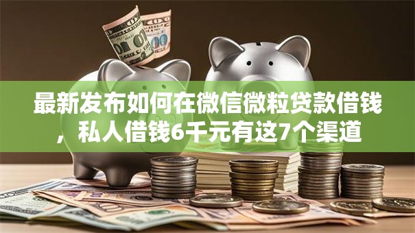 最新发布如何在微信微粒贷款借钱，私人借钱6千元有这7个渠道