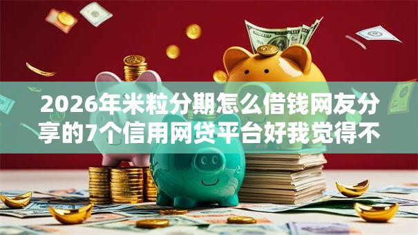 2026年米粒分期怎么借钱网友分享的7个信用网贷平台好我觉得不错！