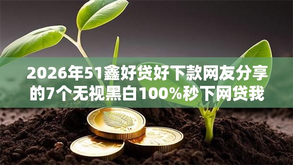2026年51鑫好贷好下款网友分享的7个无视黑白100%秒下网贷我觉得不错！