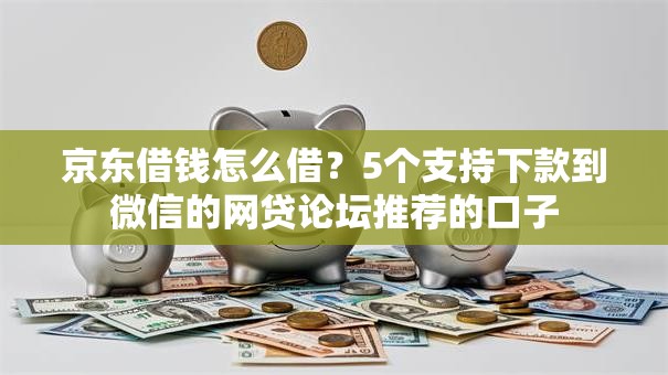 京东借钱怎么借？5个支持下款到微信的网贷论坛推荐的口子