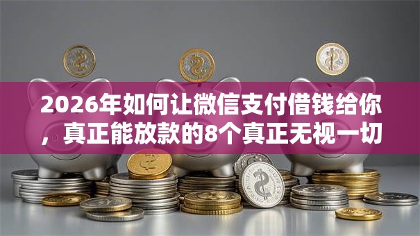 2026年如何让微信支付借钱给你，真正能放款的8个真正无视一切黑能下款口子推荐