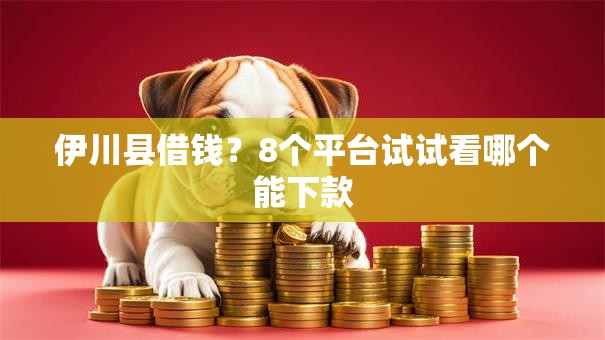 伊川县借钱？8个平台试试看哪个能下款
