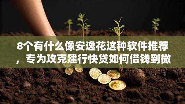 8个有什么像安逸花这种软件推荐，专为攻克建行快贷如何借钱到微信难题