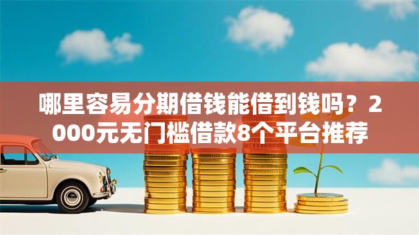 哪里容易分期借钱能借到钱吗？2000元无门槛借款8个平台推荐