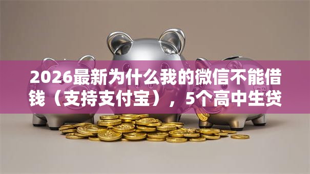 2026最新为什么我的微信不能借钱（支持支付宝），5个高中生贷款平台无私分享
