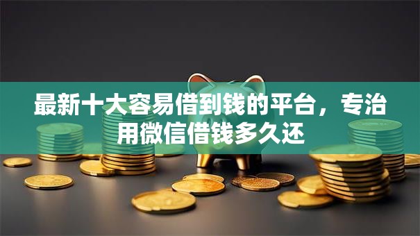 最新十大容易借到钱的平台，专治用微信借钱多久还