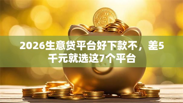 2026生意贷平台好下款不，差5千元就选这7个平台