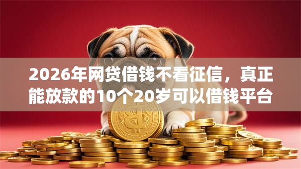 2026年网贷借钱不看征信，真正能放款的10个20岁可以借钱平台不查征信的app推荐
