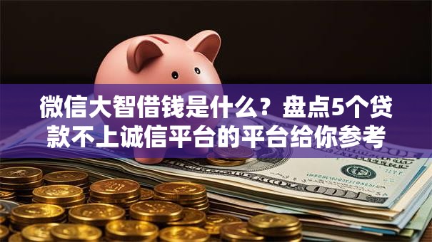 微信大智借钱是什么？盘点5个贷款不上诚信平台的平台给你参考