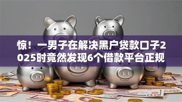 惊！一男子在解决黑户贷款口子2025时竟然发现6个借款平台正规容易通过，事后分享了出来