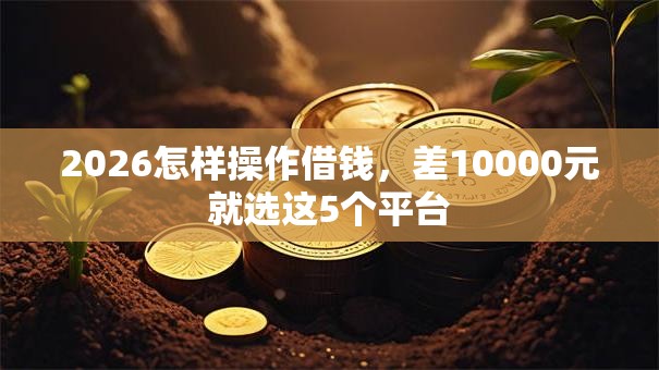 2026怎样操作借钱，差10000元就选这5个平台