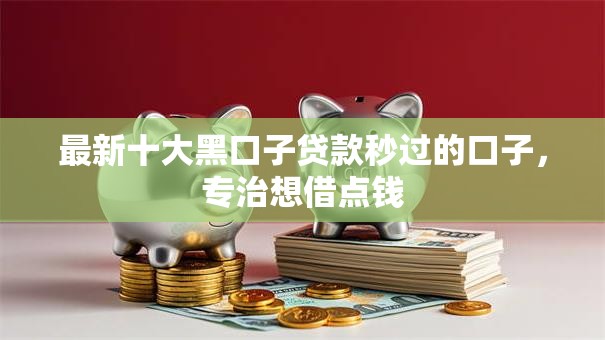 最新十大黑口子贷款秒过的口子，专治想借点钱