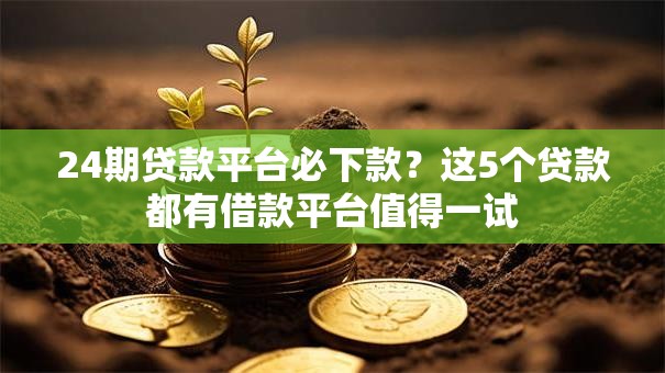 24期贷款平台必下款？这5个贷款都有借款平台值得一试