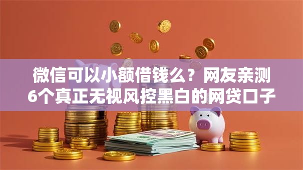 微信可以小额借钱么？网友亲测6个真正无视风控黑白的网贷口子盘点