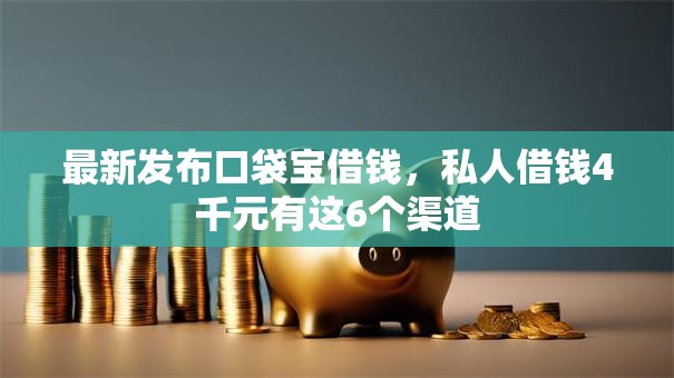 最新发布口袋宝借钱，私人借钱4千元有这6个渠道