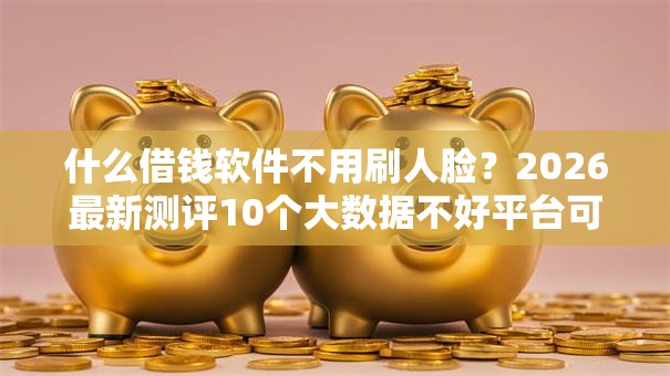 什么借钱软件不用刷人脸？2026最新测评10个大数据不好平台可以借钱
