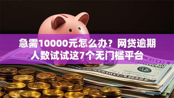急需10000元怎么办？网贷逾期人数试试这7个无门槛平台