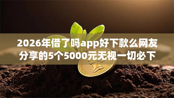 2026年借了吗app好下款么网友分享的5个5000元无视一切必下款的口子我觉得不错! 2026年借了吗app好下款么网友分享的5个5000元无视一切必下款的口子我觉得不错!