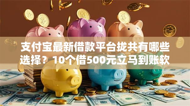 支付宝最新借款平台拢共有哪些选择？10个借500元立马到账软件详解