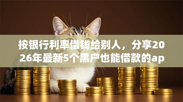 按银行利率借钱给别人，分享2026年最新5个黑户也能借款的app