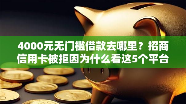 4000元无门槛借款去哪里？招商信用卡被拒因为什么看这5个平台