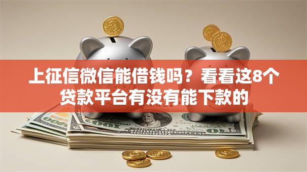 上征信微信能借钱吗？看看这8个贷款平台有没有能下款的