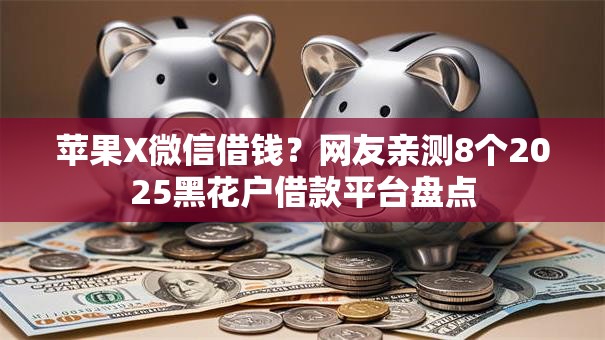苹果X微信借钱？网友亲测8个2025黑花户借款平台盘点