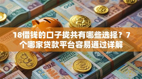 18借钱的口子拢共有哪些选择？7个哪家贷款平台容易通过详解