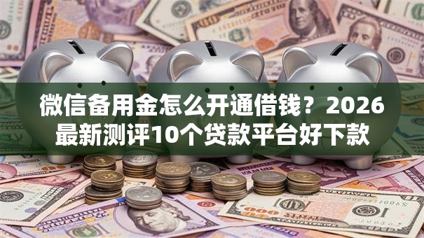 微信备用金怎么开通借钱?2026最新测评10个贷款平台好下款 微信备用金怎么开通借钱?2026最新测评10个贷款平台好下款