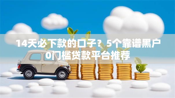 14天必下款的口子？5个靠谱黑户0门槛贷款平台推荐