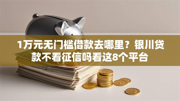 1万元无门槛借款去哪里？银川贷款不看征信吗看这8个平台