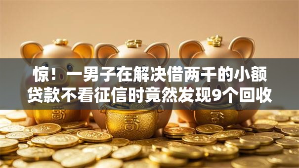 惊!一男子在解决借两千的小额贷款不看征信时竟然发现9个回收类贷款口子,事后分享了出来 惊!一男子在解决借两千的小额贷款不看征信时竟然发现9个回收类贷款口子,事后分享了出来