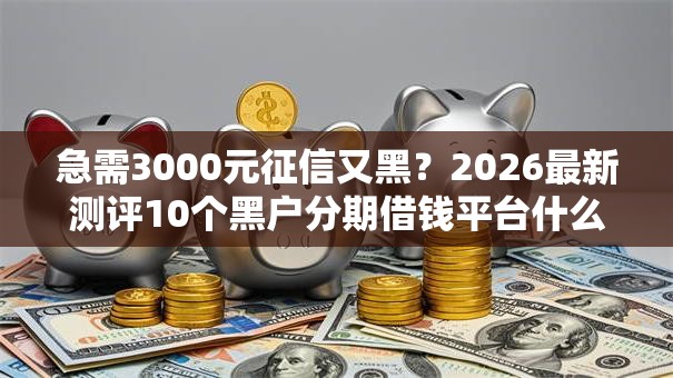 急需3000元征信又黑？2026最新测评10个黑户分期借钱平台什么最好下款