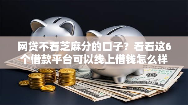 网贷不看芝麻分的口子？看看这6个借款平台可以线上借钱怎么样
