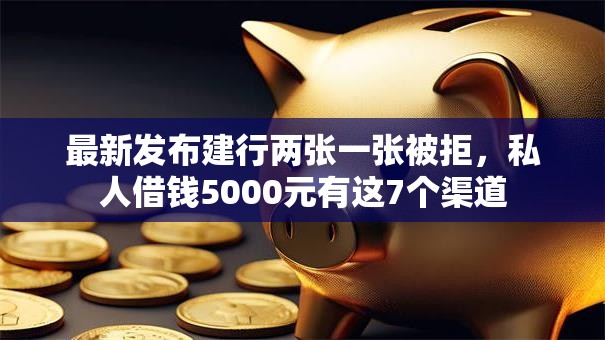 最新发布建行两张一张被拒，私人借钱5000元有这7个渠道