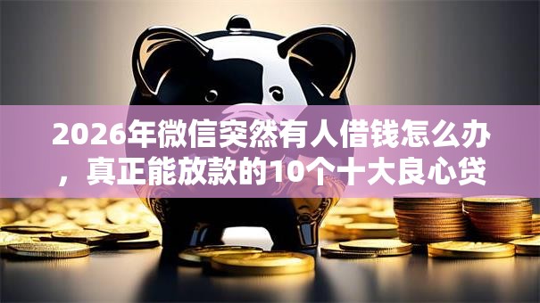 2026年微信突然有人借钱怎么办，真正能放款的10个十大良心贷款平台推荐推荐