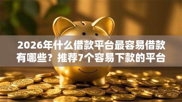 2026年什么借款平台最容易借款有哪些?推荐7个容易下款的平台 2026年什么借款平台最容易借款有哪些?推荐7个容易下款的平台