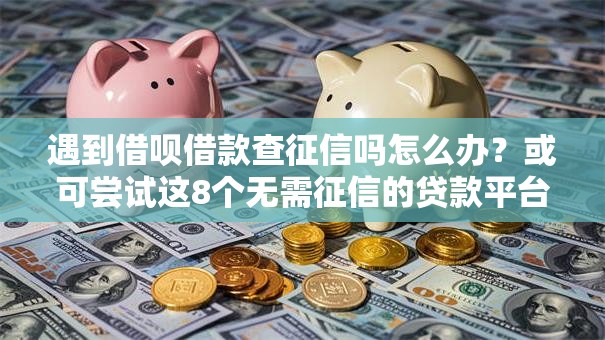遇到借呗借款查征信吗怎么办？或可尝试这8个无需征信的贷款平台