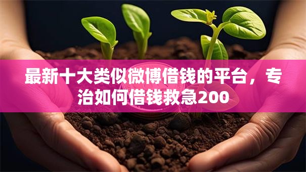 最新十大类似微博借钱的平台,专治如何借钱救急200 最新十大类似微博借钱的平台,专治如何借钱救急200