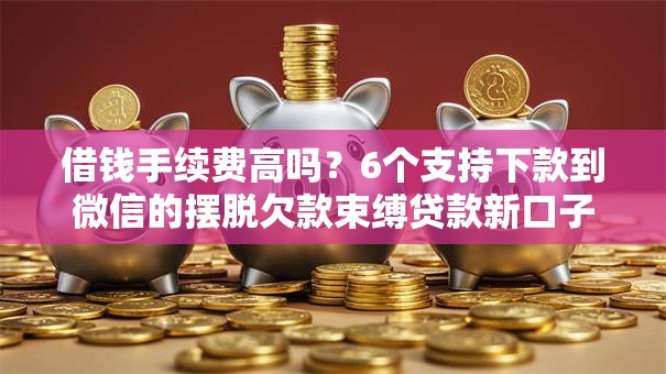 借钱手续费高吗？6个支持下款到微信的摆脱欠款束缚贷款新口子