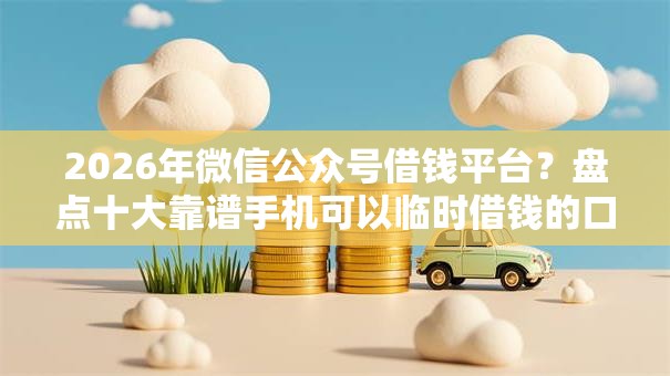 2026年微信公众号借钱平台？盘点十大靠谱手机可以临时借钱的口子