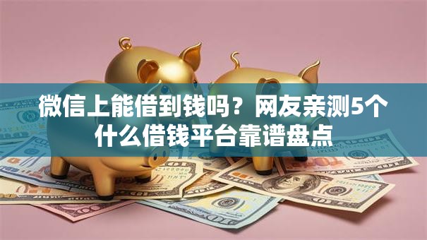 微信上能借到钱吗?网友亲测5个什么借钱平台靠谱盘点 微信上能借到钱吗?网友亲测5个什么借钱平台靠谱盘点