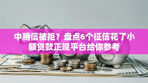 中腾信被拒?盘点6个征信花了小额贷款正规平台给你参考 中腾信被拒?盘点6个征信花了小额贷款正规平台给你参考