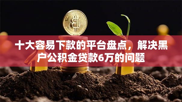 十大容易下款的平台盘点，解决黑户公积金贷款6万的问题
